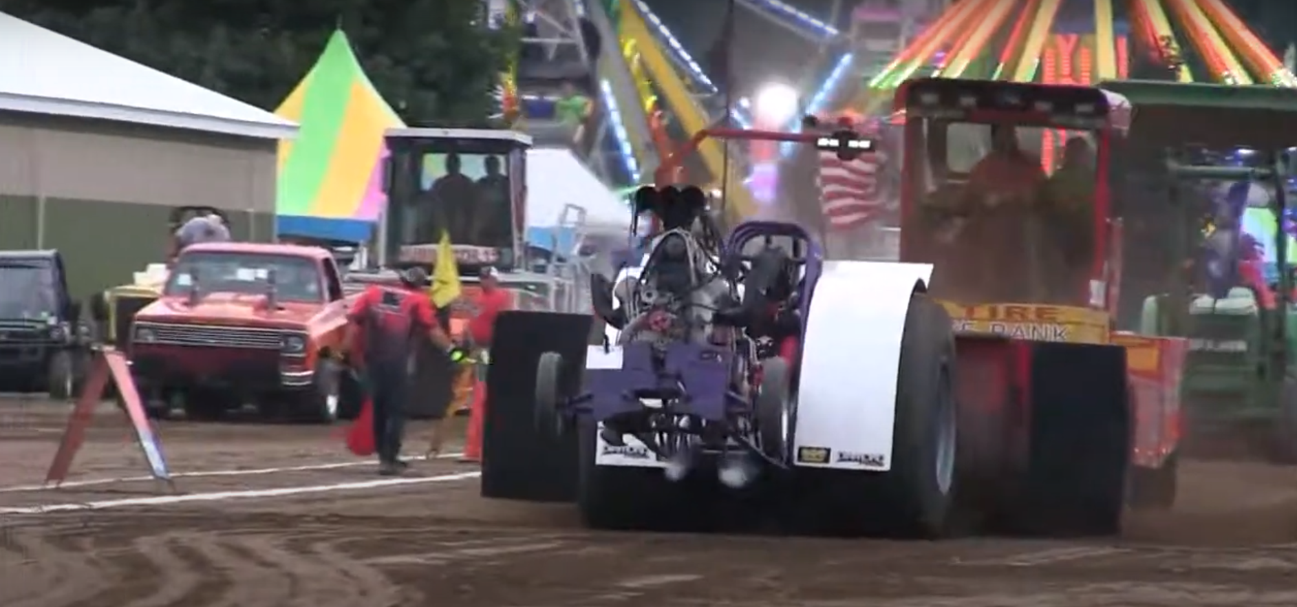 Friday Tractor Pulling (Two Tracks!) Sanilac County Fair